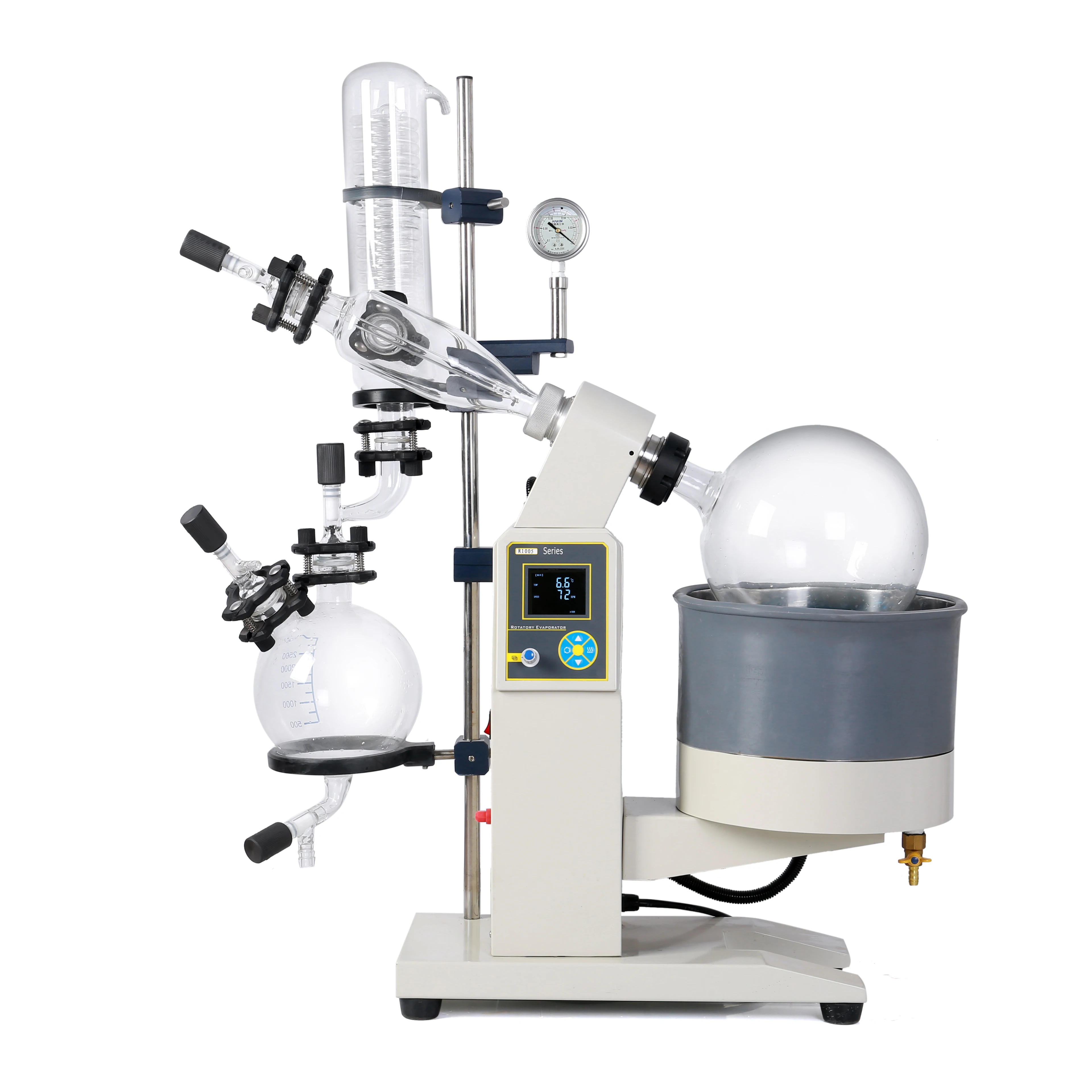 Chemical Lab Automatic Lifting 5Liter Thin Film Evaporator Rotary Evaporator With Chiller