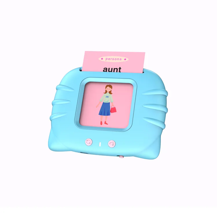 2022 amazon hot selling 112 pcs Sound Talking Early Education English Electronic Interactive Kids Flash Card