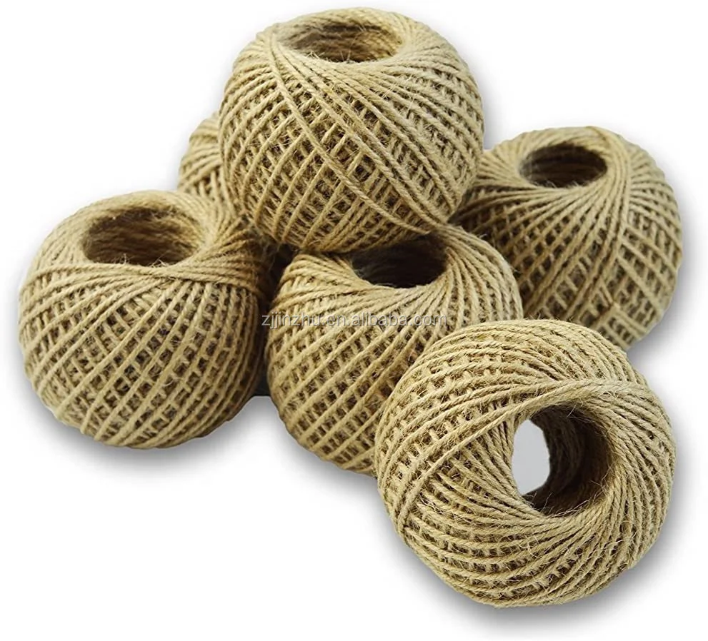 Factory manufacturing jute rope for gift packing decoration rope 200G braided rope