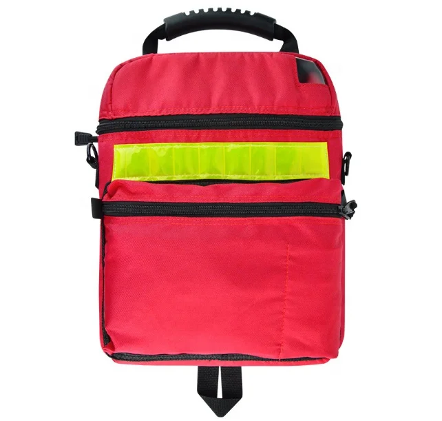 Nylon Soft AED Bag Carry Defibrillator with Handle and Shoulder Strap for First Aid Use