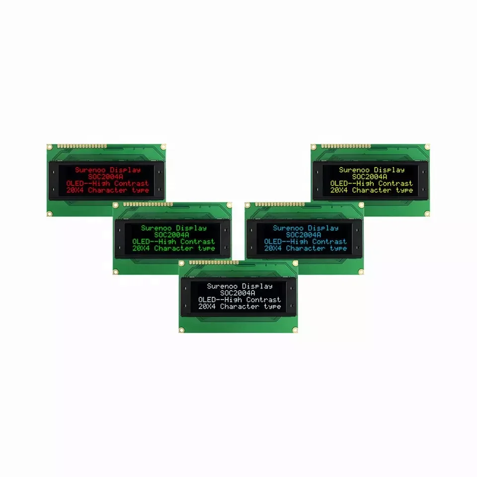 B2B-Real OLED Display, 98X60 2004 204 20X4 PM-OLED Character LCD Module Display LCM Screen Panel WS0010 Parallel Serial SPI