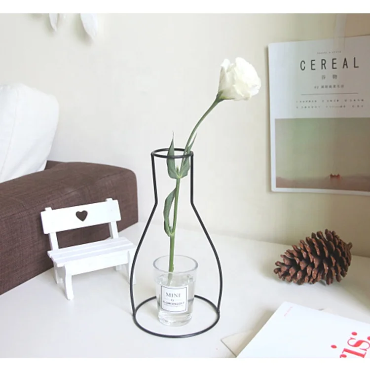 
Nordic Style Creative Crafts Ornaments Iron Vase For Home Decoration 