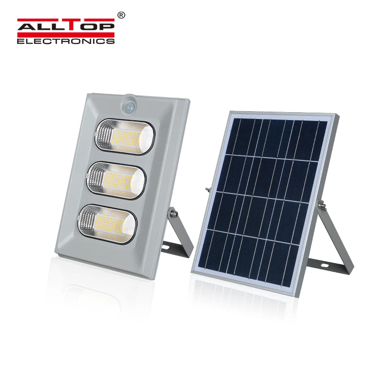 ALLTOP High lumen outdoor lighting waterproof ABS IP65 smd 50w 100w 150w led solar flood light projector lamp solar reflector