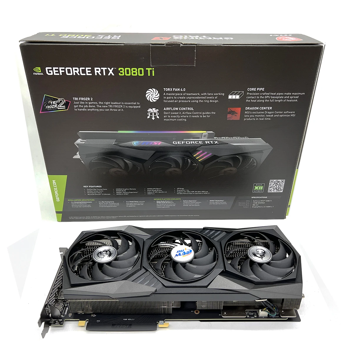 Видеокарта GIGABYTE Nvidia GeForce RTX 3080 Ti GAMING OC 12G с 12гб GDDR6X