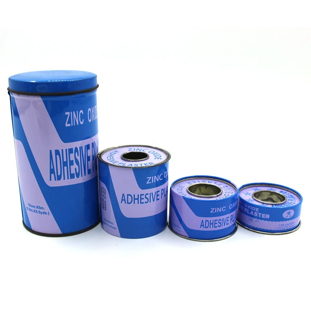 Медицинская клейкая хлопковая спортивная повязка, белая Цветная Клейкая Лента из оксида цинка