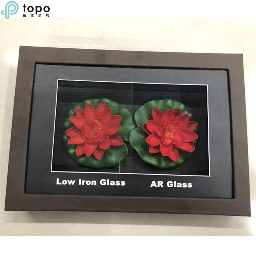 
95.8% Light Transmittance Anti Reflective Ar Glass for Museum (AR-TP) 