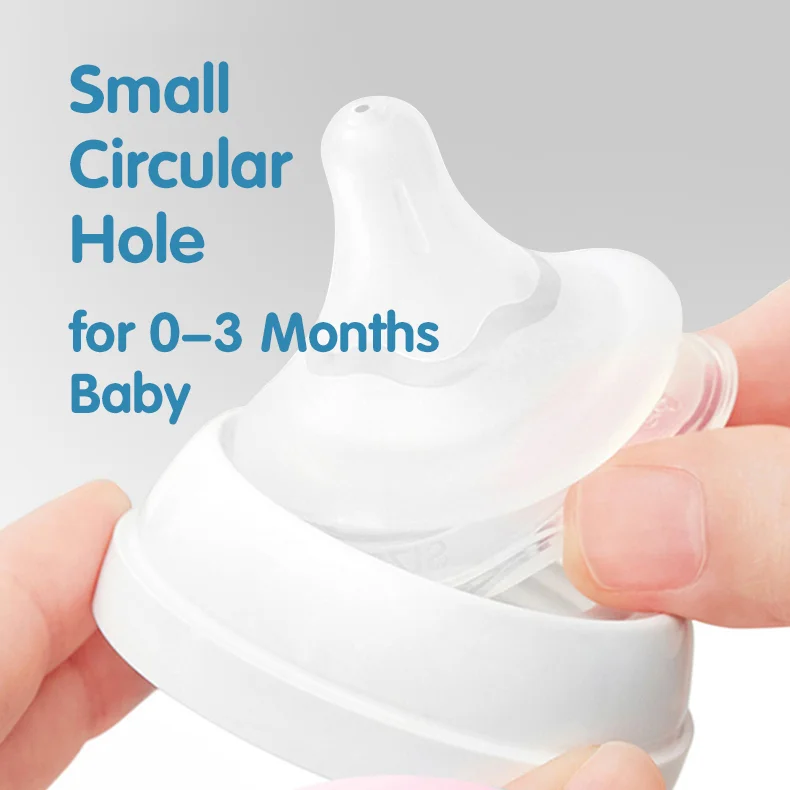 Wide Mouthed Anti Bloating Newborn Bottle 80/160ml Breastfeeding Glass Bottle Set Baby Milk Bottle