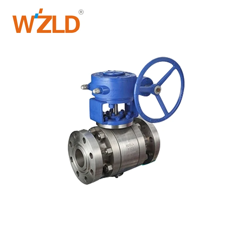 
WZLD China API 6D Stainless steel Customized Forged High Pressure ball valve 