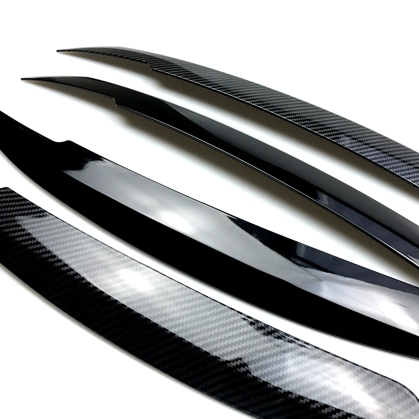 AMP-Z Hot Sales Body Kits Headlight Gloss Black ABS Material Light Eyebrows For Volkswagen Jetta MK6 2011-2017