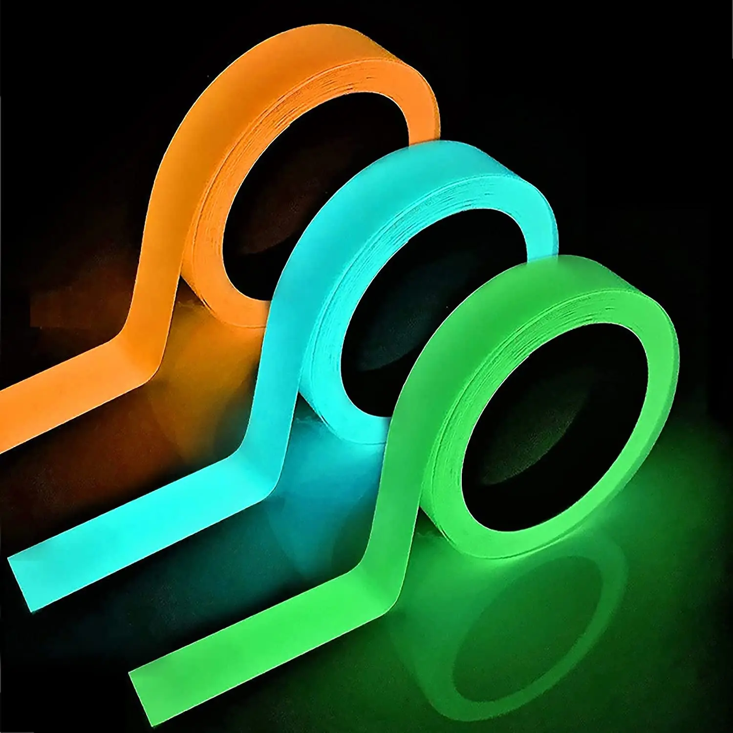 High Quality Color PET material Luminous film,6 hours glow in the dark paper ,home decoration glow in the dark tape