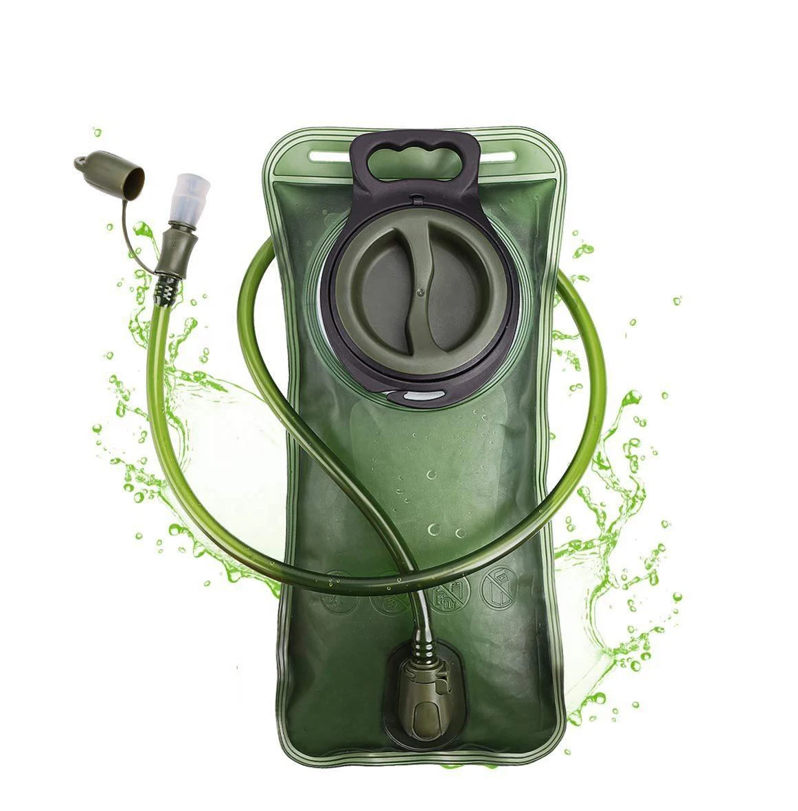 Water hydration pack bladder Non Toxic 2 Liter Leak Proof outdoor portable Drinking Water Bag for Bicycle Cycling Run