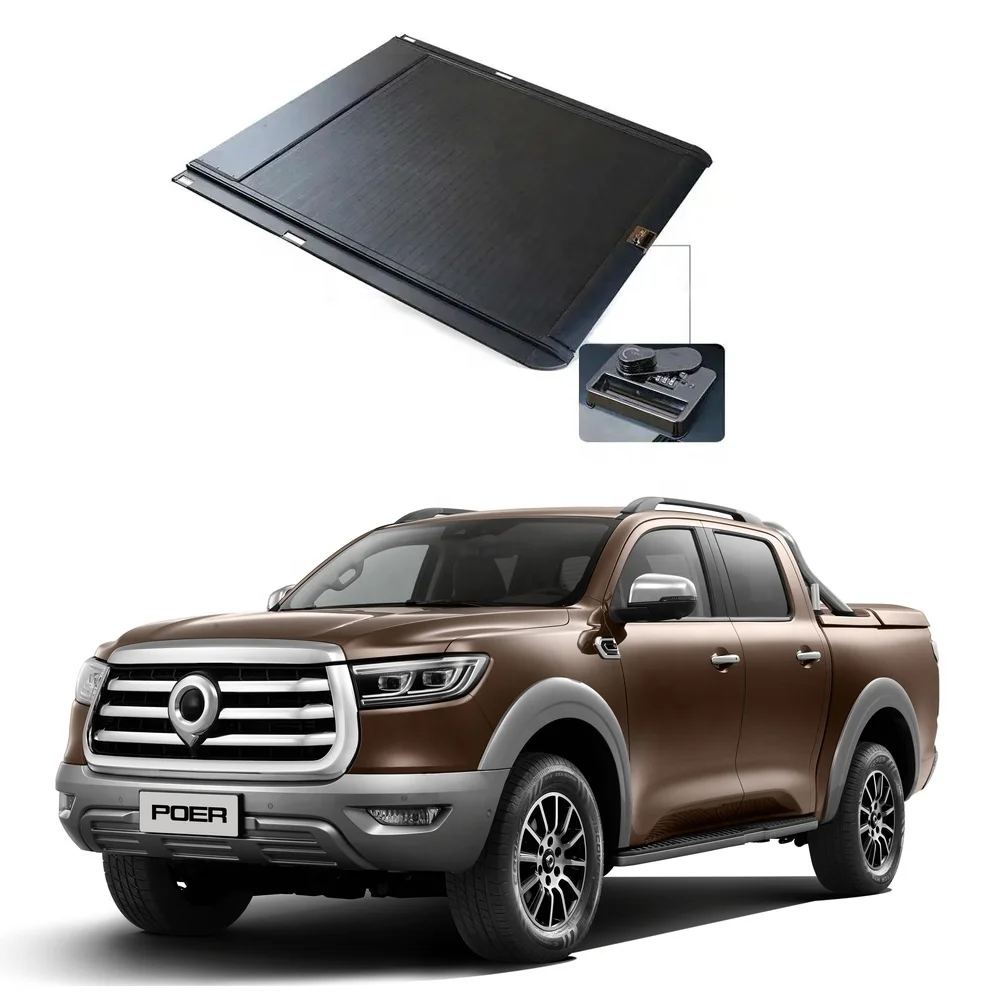 Hard Aluminum Alloy Cover Shutter cover With Password Lock For 2020 toyota hilux Revo/Vigo/Rocco/TRD/Rogue tray cover