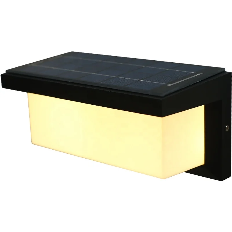 waterproof led solar powered wall light outdoor solar wall lamp solar garden lamps