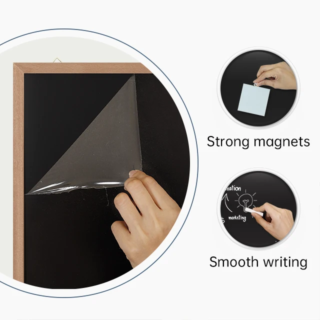 Магнитная Классная доска с деревянным каркасом
