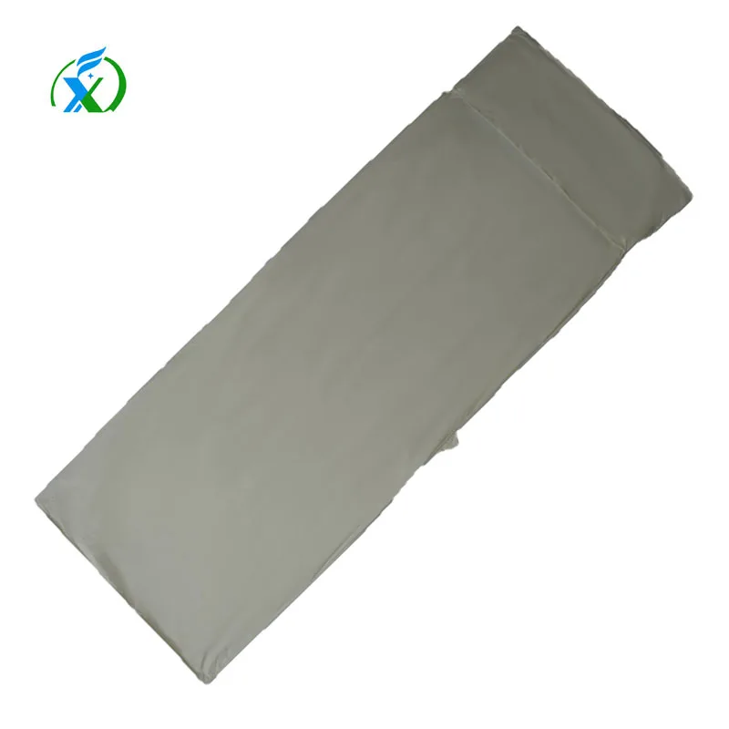
190T polyester pongee sleeping bag liner lightweight travel and camping sheet for hotel 