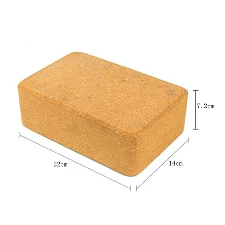 Plain Thin Eco Friendly Natural Cork Yoga Mat Starter Kit