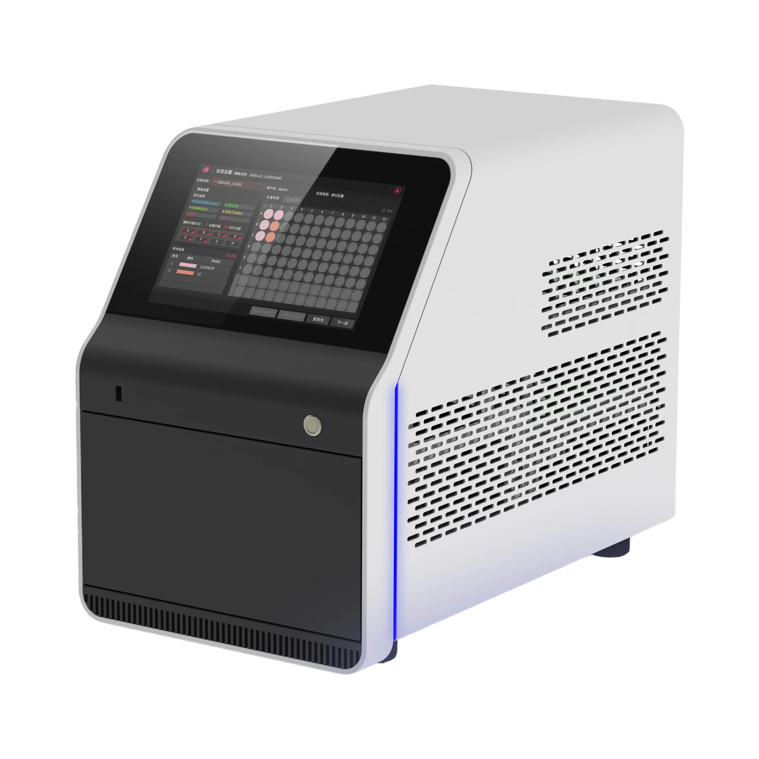 96 throughput  Real-Time qPCR System Real-Time Fluorescent Quantitative PCR System