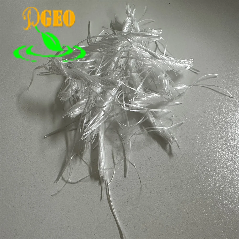 Polypropylene macro twisted fiber braid fiber for concrete