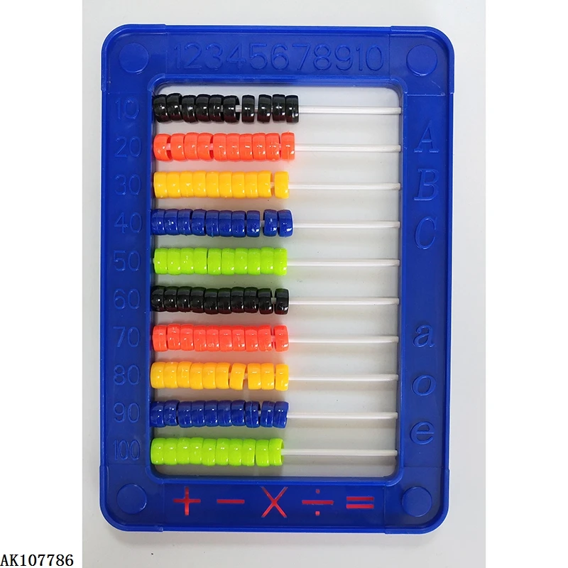 plastic  Chinese Math Number Learning student Soroban  Abacus  educational math toy Math Training Toy