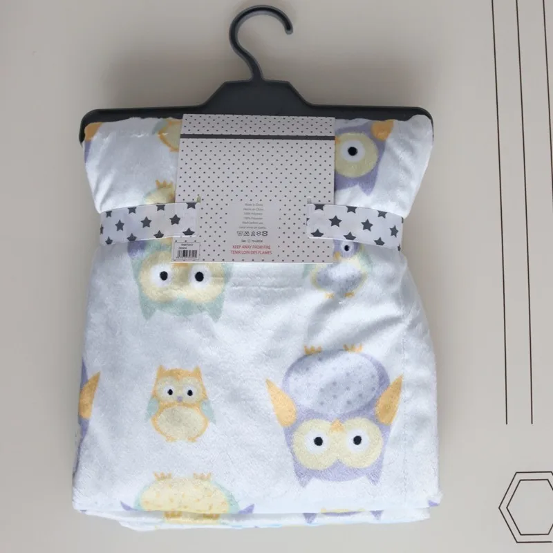 2 layers 3D dot cartoon whale minky coral fleece soft thermal toddler child winter baby blanket kids back seat cover baby quilt