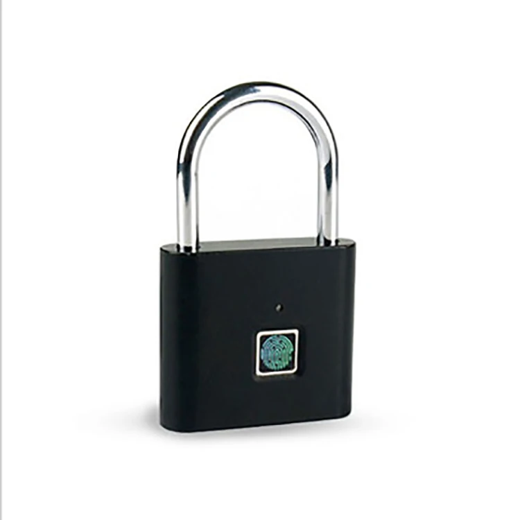Metal Smart Cabinet Lock Household Padlock Security Smart Lock USB Rechargeable Safty Fingerprint lock