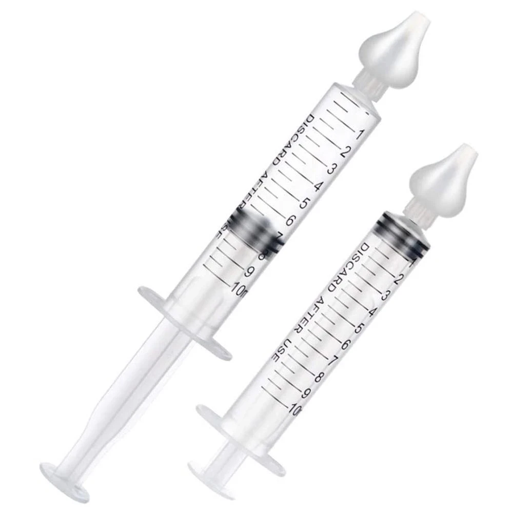 2pcs Baby Nose Cleaner nasal aspirator  Needle Shape Infant Nasal Washer syringe Child Rhinitis