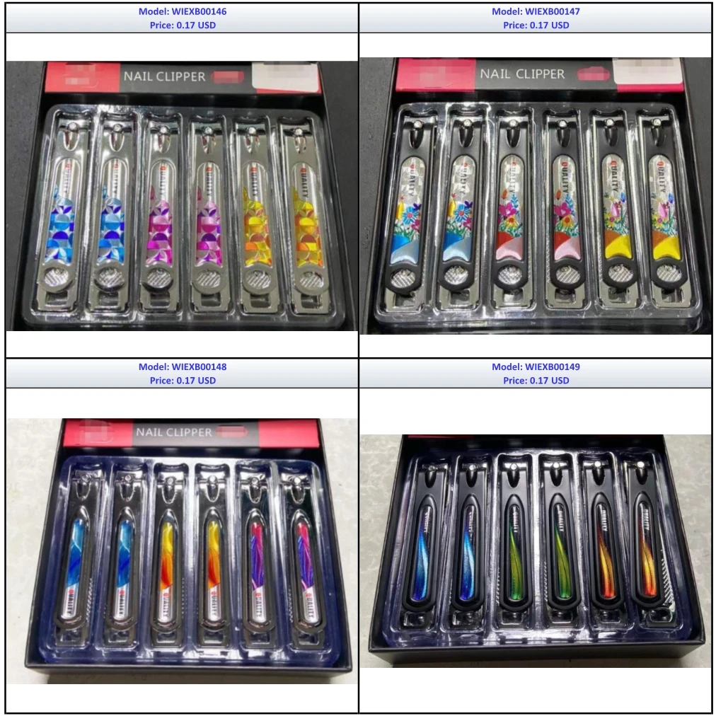 Nail Cutter Wholesale Best Gift Stainless Steel Wide Jaw Opening Finger Nail Clipper With File Manicure Pedicure Set Kit