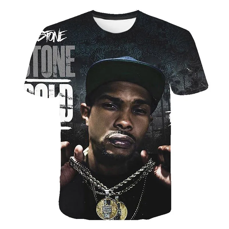 3d T-shirt Nipsey Hussle High Quality Tshirts Men Clothes Hip Pop Top Comfortable Hot Sales Short Sleeve Printed T-shirts