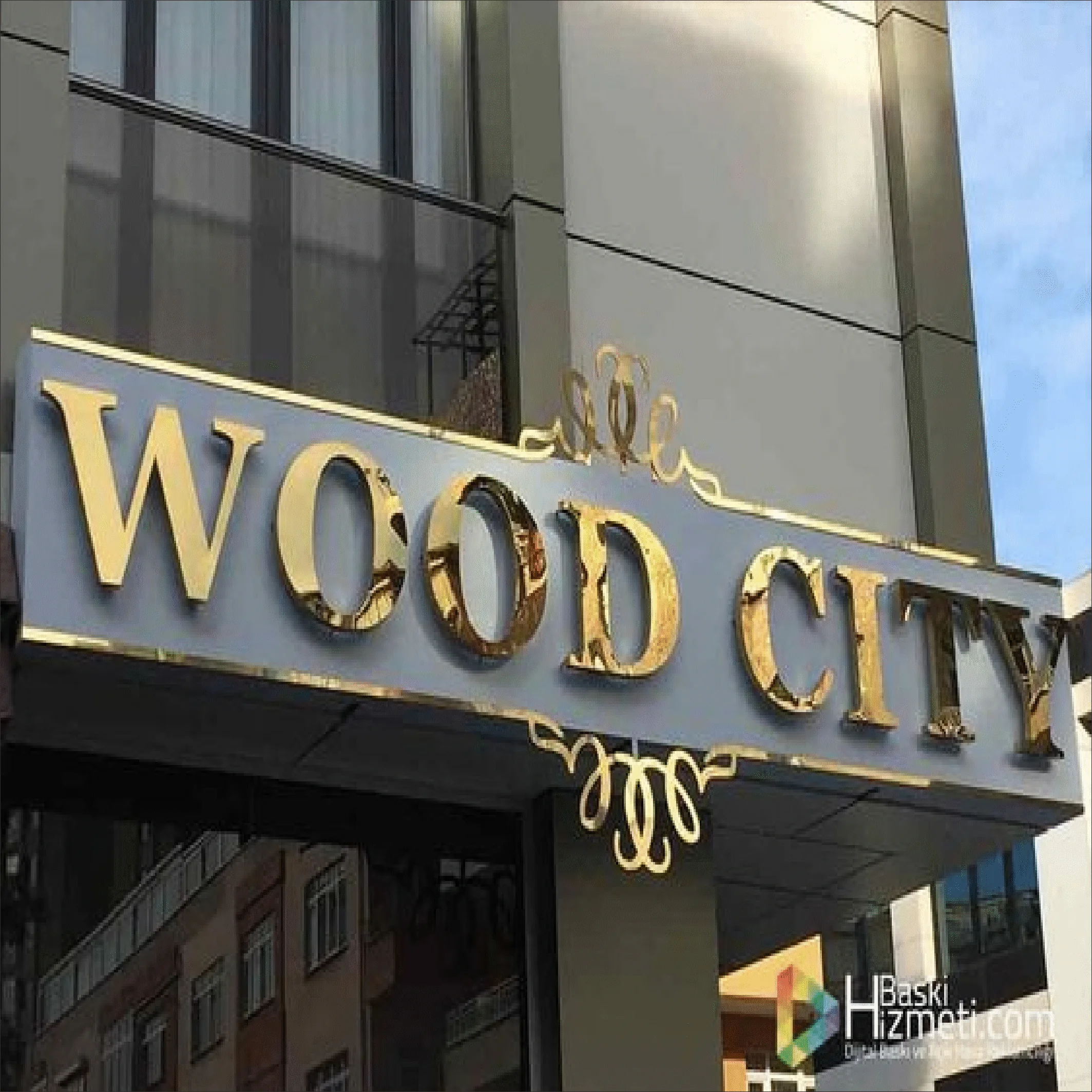 2024 new style 3d large custom business sign metal letters logo signage custom logo for office wall