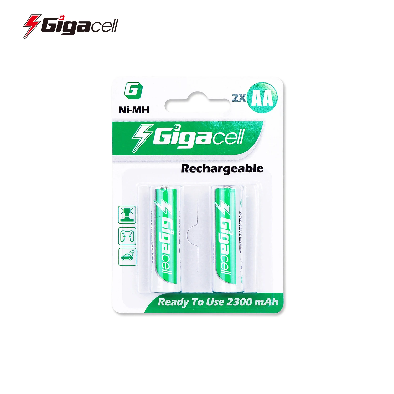 Rechargeable Ni-MH HR6 2000mAh AA rechargeable battery