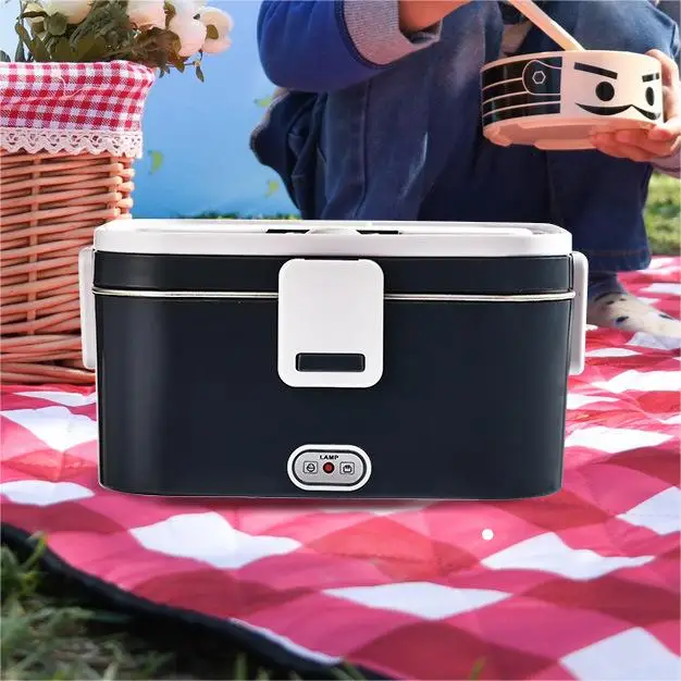 AOHEA portable electric heating lunch box wireless super die cut lid cup sealing Factory Compartments new bpa free kid food