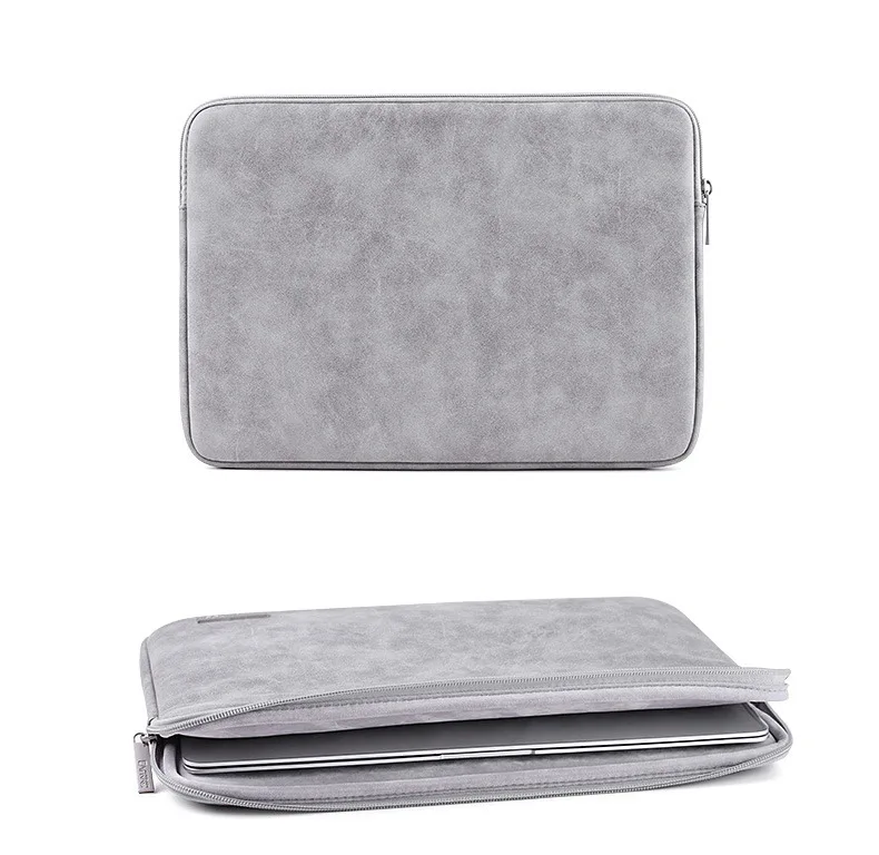 2020 hot selling office laptop sleeve bag leather laptop cover sleeve for 13/14/15 inches macbook