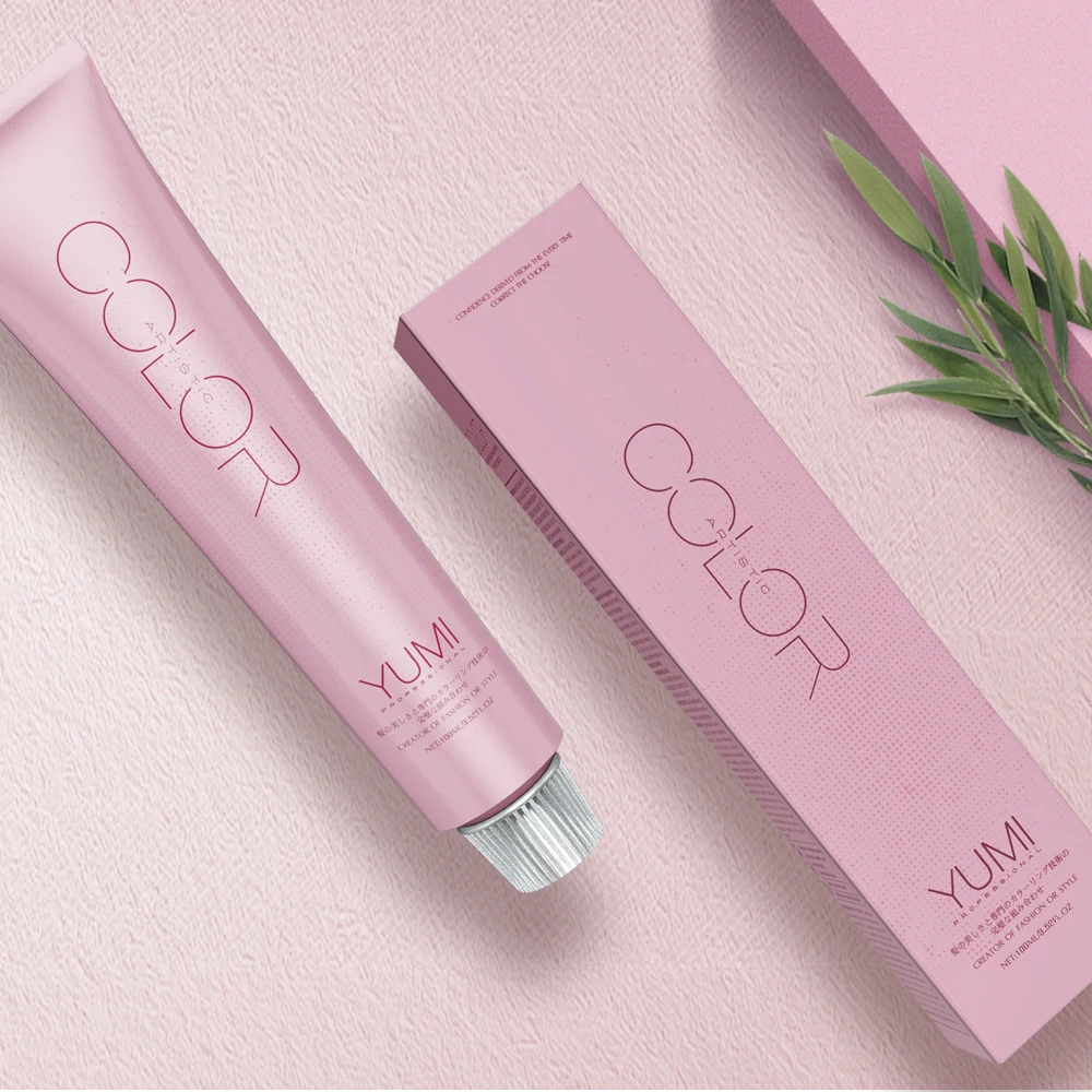 Nice Quality High-grade Permanent Hair Color Popular Hair Color Dye 100 Ml Magic Cream Weed Seed Hair Cream Aluminum Tube + Box