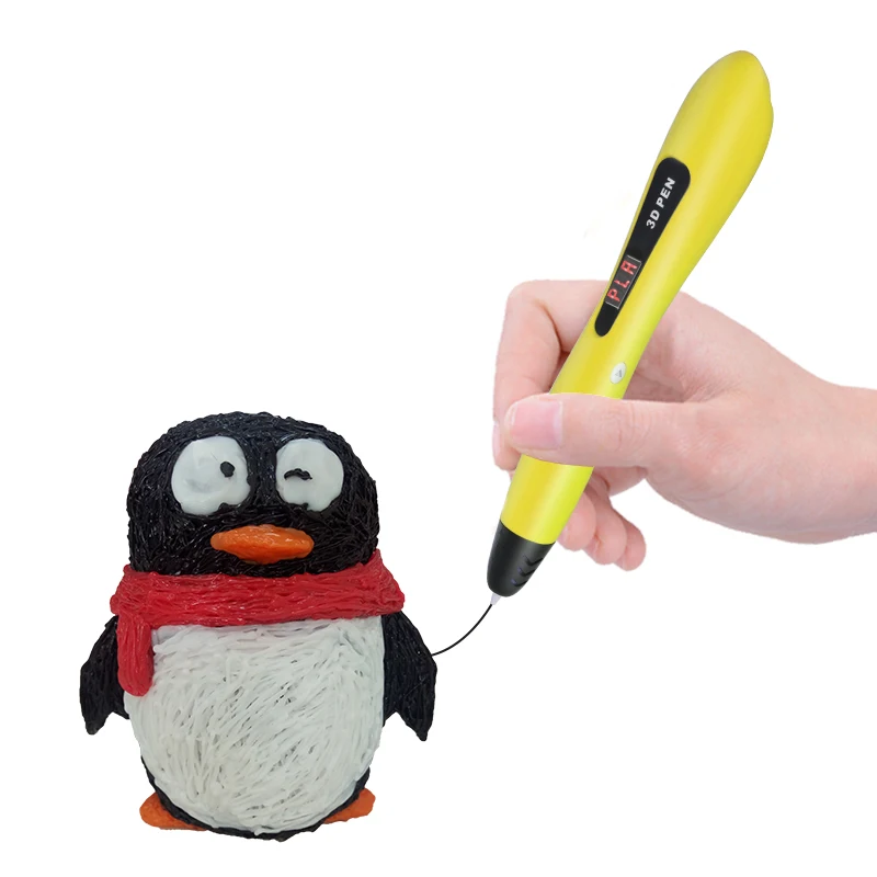 Intelligent Safe Vp02 Modle Best 3d Pen Pla Professional Kit for Adults Digital Printer 3d Stereo Printing OLED Screen ROHS