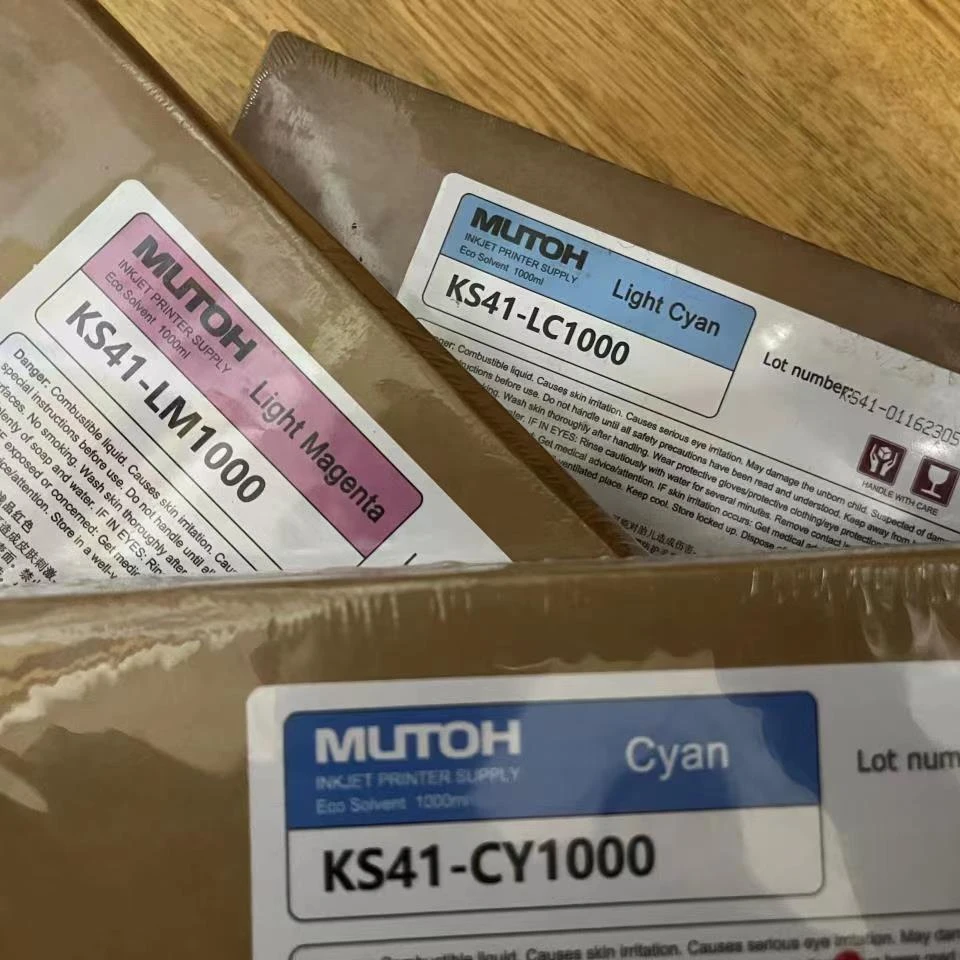 Чернила Mutoh KS4100 слабый растворитель для защиты окружающей среды экологический принтер Cyan Nkjet