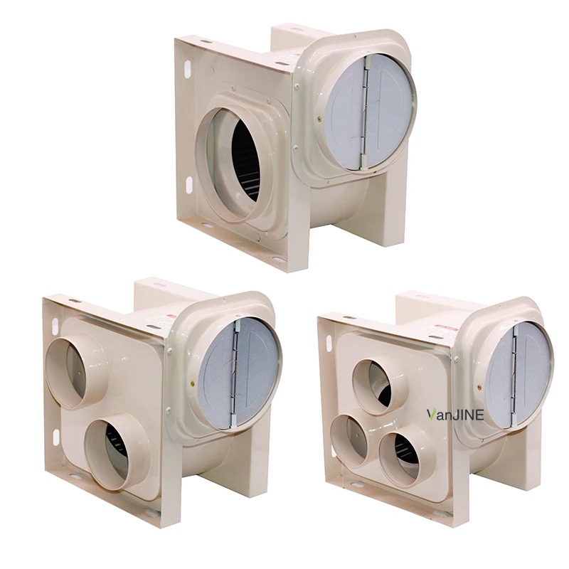 VANJINE Top Quality Household Strong Silent Exhaust Fan Bathroom Exhaust Fan Split Pipe Centrifugal Fan For Purging