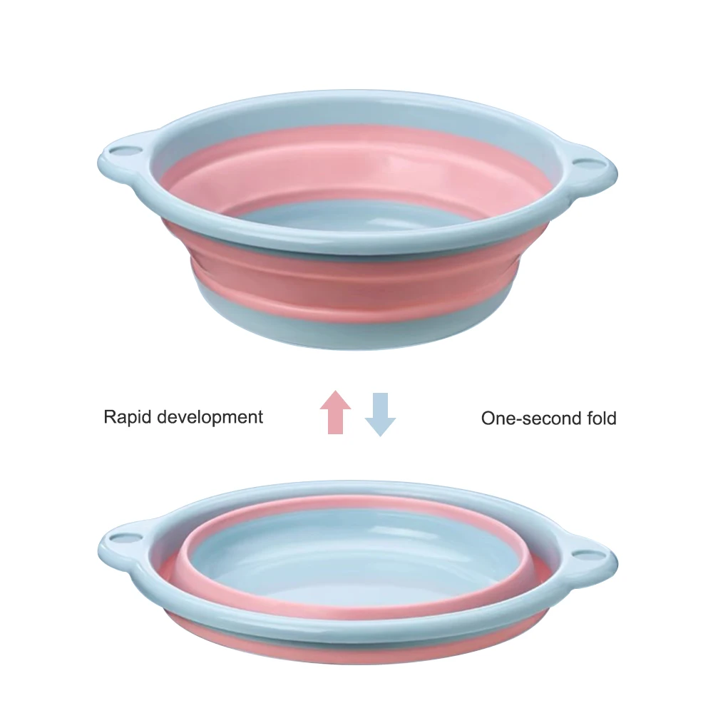 Hot Selling Custom Multifunctional Foldable Bath Basin Portable Plastics Washbasin