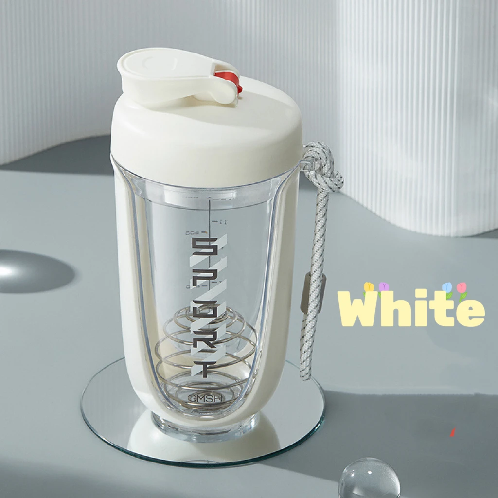 Workout Water Bottle Protein Powder Shaker Bottle Milk Shake BPA Free Plastics Fitness Protein Shaker Blender Cup
