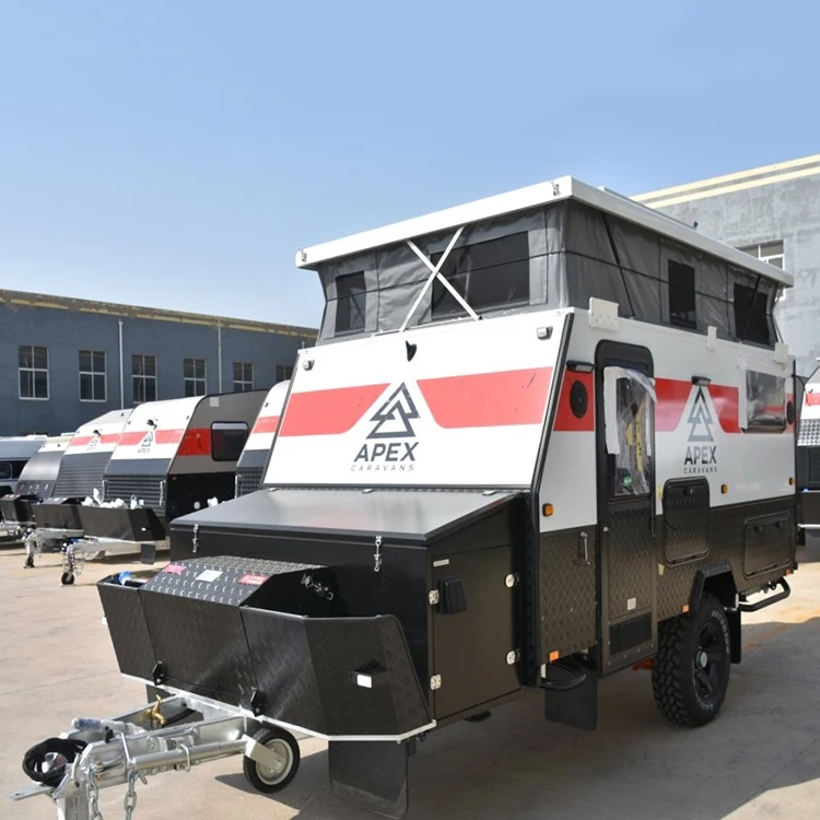 MJC Factory Supply Manual Caravan Double Stairs Step Accessories for Sales