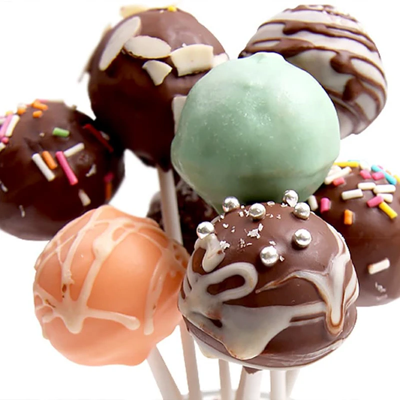 Wholesale Custom Silicone Gummy Candy Mold 3D Silicone Lollipop Ball Making Cake Pop Molds