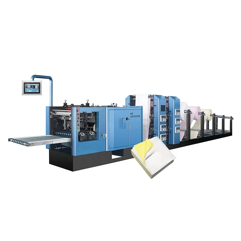 Computer continuous paper thermal paper adhesive label solution of paper processing