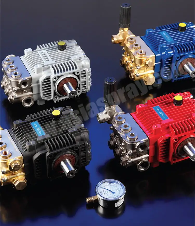 Water jetter mechanical horizontal plunger 100Bar 1450Psi high pressure washer pump