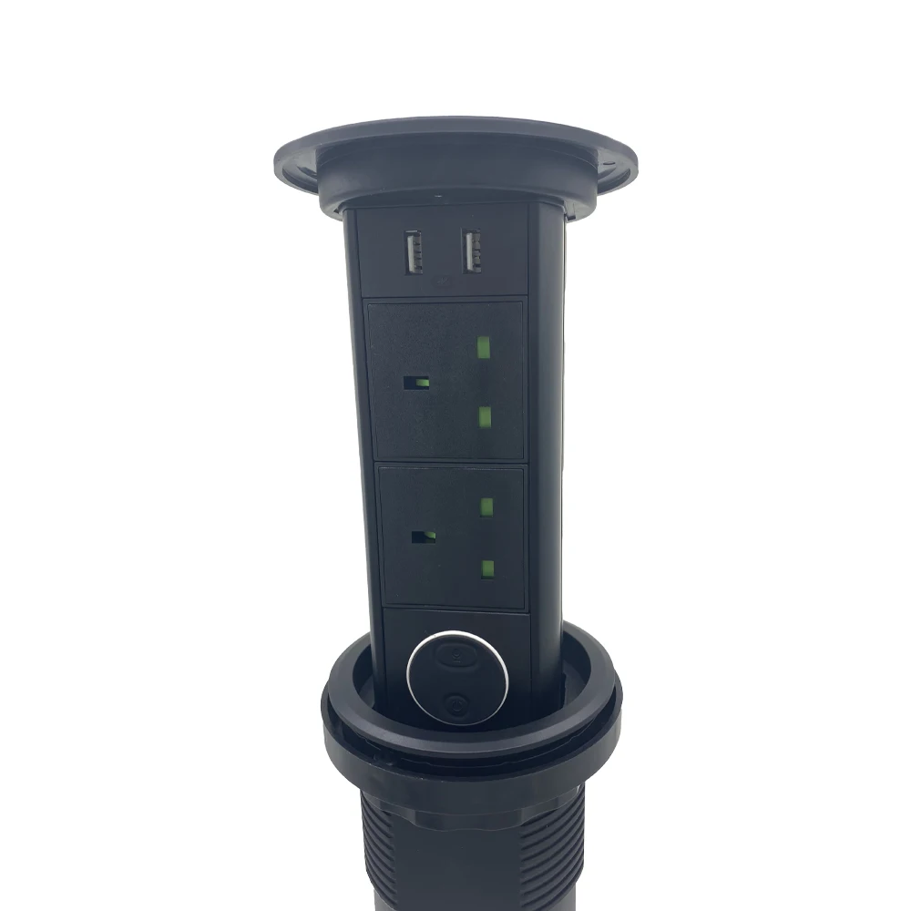 Wholesale motorized mural white plug and socket eu 220v usb electrical equipment supplies for home sockets