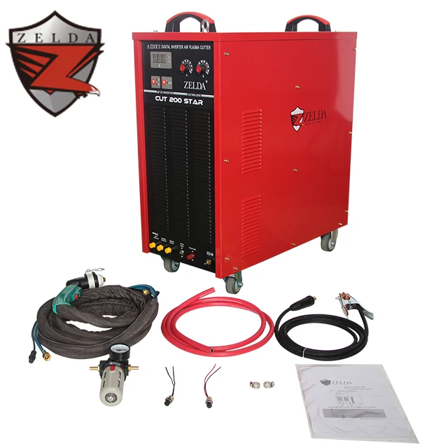Industrial 380V CNC Plasma Cutting Machine 3 Phase 160amp Cortadora de plasma de aire With With removable wheels