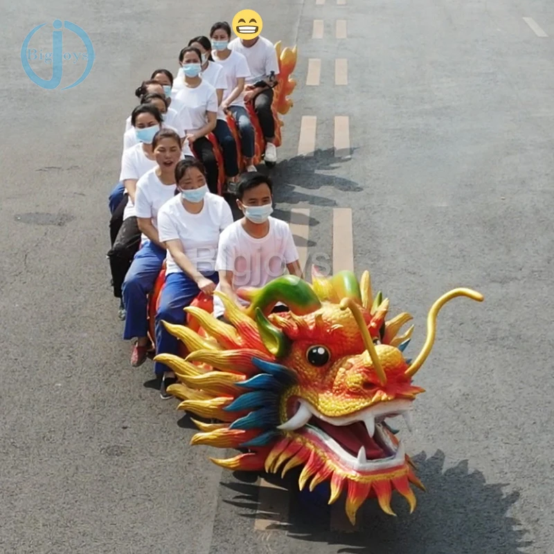 cheap dragon trackless train amusement train ride for sale