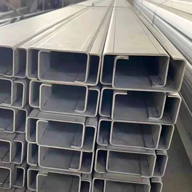 Large Stock Cold Rolled Galvanized Square Metal Q235 Q345 S235 Square Pipe Tubes Hollow Steel Pipe Carbon Steel Rectangular Tub
