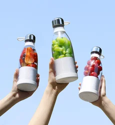 Новейший продукт, Беспроводная зарядка, электрическая перезаряжаемая портативная мини-соковыжималка для фруктов