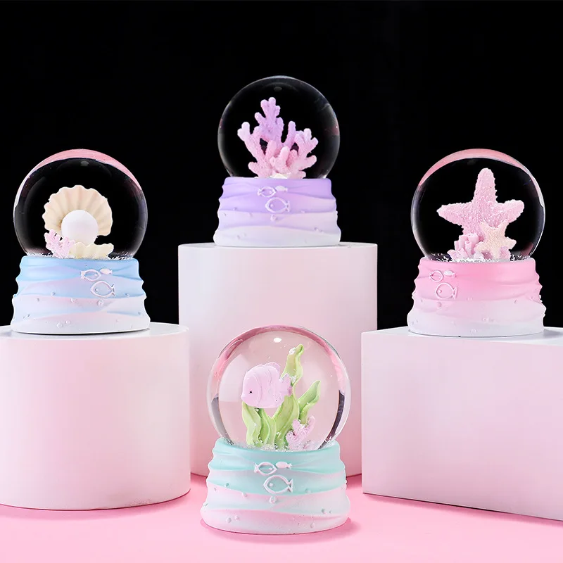 Cheap Personalized Custom Made Turtle Designs Beach Sand Polyresin Water Ball Souvenir Resin Snow Globes