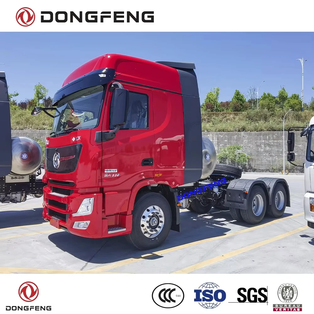 Dongfeng Tianlong KX высокое качество 530 лошадиных сил 6x4 евро 6 тяжелый логистический транспортный трактор новая быстрая левая пневматическая подвеска