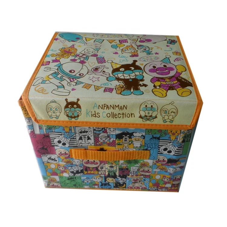 Хит продаж детская коллекция нетканый складной органайзер для хранения ящик с откидной крышкой одежды игрушки книги